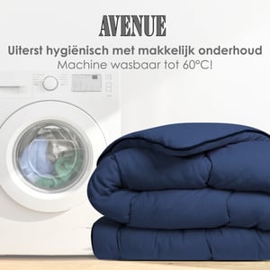 Avenue Geavanceerd dekbed zonder overtrek en wasbaar – hoesloos lits-jumeaux