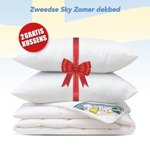Swedish Sky Zomer dekbed + 2 hoofdkussen litsjumeaux dekbed set 240x200 cm