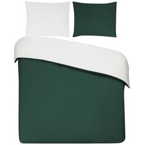DoubleDry Dekbedovertrek 100% percal katoen eenpersoons 140x200/220 cm + 1