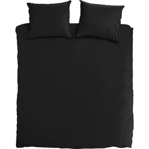 DoubleDry Dekbedovertrek 100% percal katoen eenpersoons 140x200/220 cm + 1