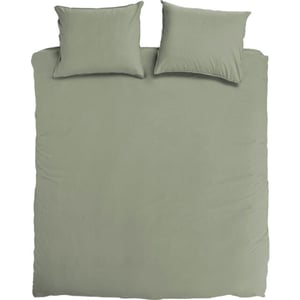 DoubleDry Dekbedovertrek 100% percal katoen eenpersoons 140x200/220 cm + 1