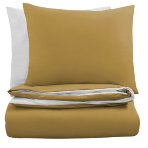 DoubleDry Dekbedovertrek 100% percal katoen eenpersoons 140x200/220 cm + 1