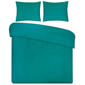 DoubleDry Dekbedovertrek uni 100% natuurlijk katoen 240x200/220 -