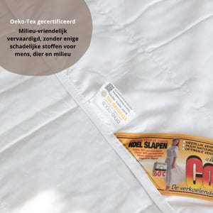 Cool Cotton Matrasbeschermer | verkoelende matrastopper | 100% puur katoen |