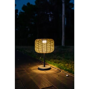 SenS-Line nina tuinlamp solar Ø35cm rotan