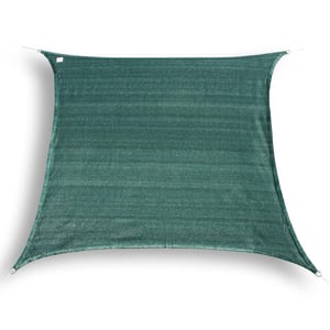 Hanse® Schaduwdoek vierkant waterdoorlatend 4x4 m zonnedoek