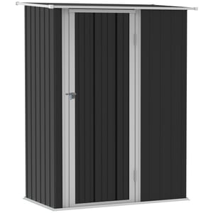 4goodz Outsunny stalen tuinkast balkonkast 84x142x189 cm -