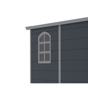 Westmann Kunststof aanbouw tuinschuur hortus m -111x191x194cm -