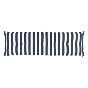 Kopu ® mila navy blue 180 cm hoogwaardig bankkussen gestreept