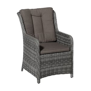 Madison Wicker dining set outdoor oxford taupe 46x95