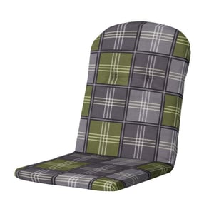 Madison kuipstoelkussen hoge rug patchy olive ca. 96x45 cm set van 4