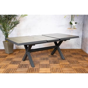 SenS-Line monaco keramiek uitschuifbare tuintafel 167-207cm antraciet