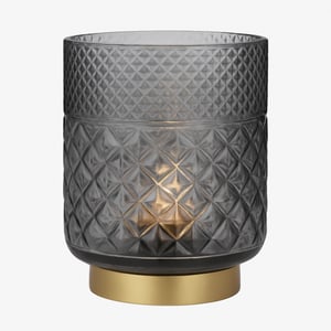 Casa di Elturo Led-lamp cristal – – h17 cm – werkt op batterijen (incl. lamp)