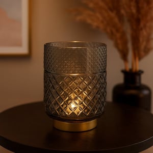 Casa di Elturo Led-lamp cristal – – h17 cm – werkt op batterijen (incl. lamp)