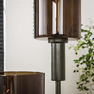 Hoyz vloerlamp sepiora getrapt 3-lichts sienna brown