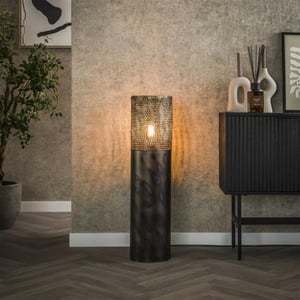 Hoyz vloerlamp Ø22,5 cilinder 90cm bruin