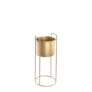 Casa di Elturo Bloempot glamour rond met standaard metaal m Ø 20 x h 50 cm