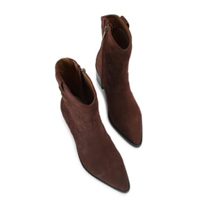 Kurt Geiger London Suede KGL Western Ankle Boots