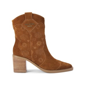 Kurt Geiger London Suede KGL Western Ankle Boots