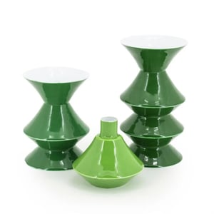 Furnilux Kaarsenhouder set van 3 yack - 10x10x19 cm