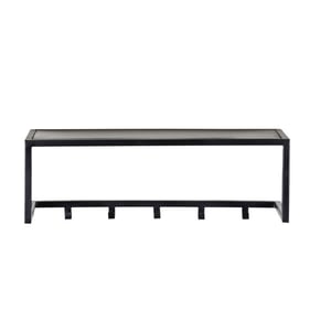 Brix kapstok abby black mangohout / gecoat staal