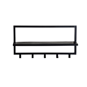 Brix kapstok bono black mangohout / gecoat staal