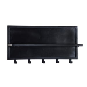 Brix kapstok caro black mangohout / gecoat staal