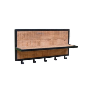 Brix kapstok caro mangohout en gecoat staal 15x70x30