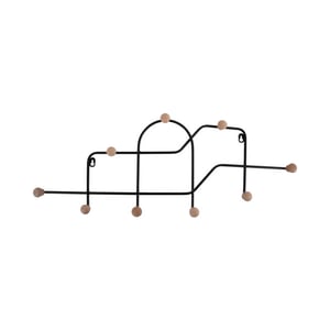 Present Time coat rack maze -