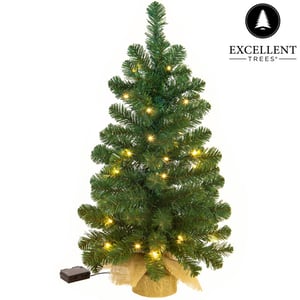 Excellent Trees Mini kerstboom ® led jarbo 75 cm met verlichting luxe