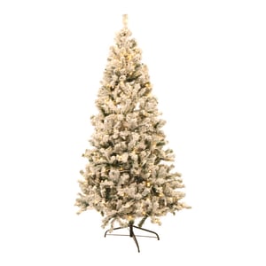 Excellent Trees ® rova witte kerstboom met sneeuw en led verlichting ⌀100cm -