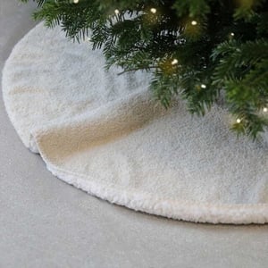 Unique Living kerstboomrok hanna dove white
