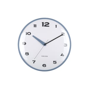 Karlsson wandklok brisk dome classic blue- Ø40cm