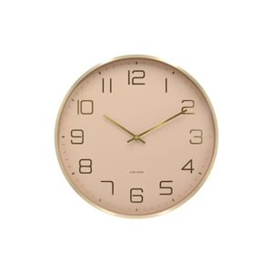 Karlsson wandklok elegance glow zacht- Ø40cm