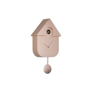 Karlsson wandklok modern cuckoo metallic metallic rose gold