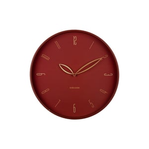 Karlsson wandklok petals rode oker- Ø40cm