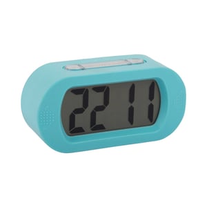 Karlsson wekker gummy turquoise blue