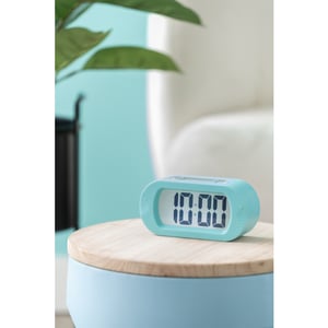 Karlsson wekker gummy turquoise blue