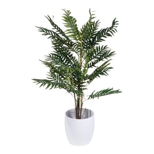 Kopu ® kunstplant arecapalm 110 cm 6 stammen zwarte pot nepplant