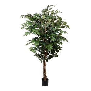Kopu ® kunstplant ficus benjamina 150 cm in zwarte pot 1764 bladeren