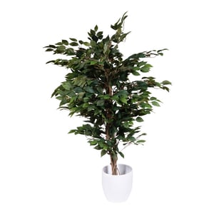 Kopu ® kunstplant ficus benjamina 120 cm in zwarte pot 1260 bladeren