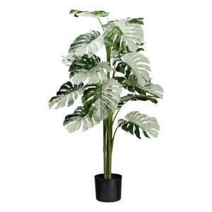 Kopu ® kunstplant monstera variegata half moon 115 cm 16 bladeren