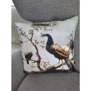 Furnilux set van 2 sierkussens pauw rixt