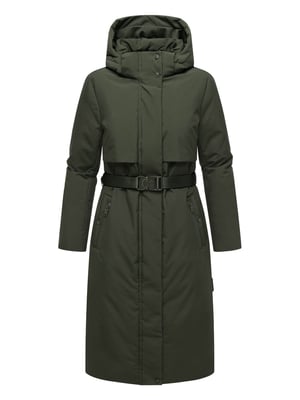 Navahoo dames winterparka WALDBUMMLER – weerbestendig & stijlvol met tailleceintuur