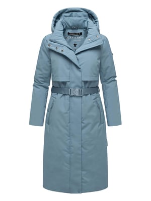 Navahoo dames winterparka WALDBUMMLER – weerbestendig & stijlvol met tailleceintuur
