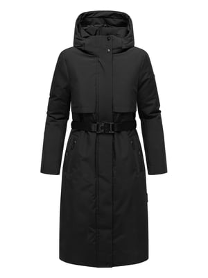 Navahoo dames winterparka WALDBUMMLER – weerbestendig & stijlvol met tailleceintuur