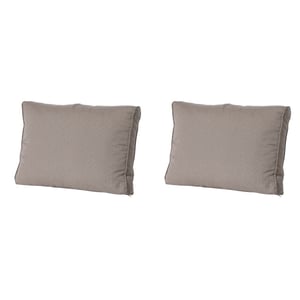 Madison lounge rugkussen rib liver ca. 40x60 cm set van 2