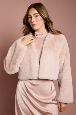 Occasion Short Edge To Edge Fur Coat