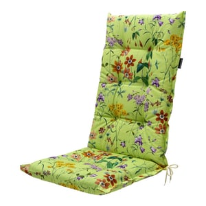 Madison tuinstoelkussen hoge rug milly green ca. 123x50 cm set van 4