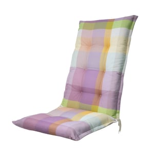 Madison tuinstoelkussen hoge rug sya purple ca. 123x50 cm set van 4